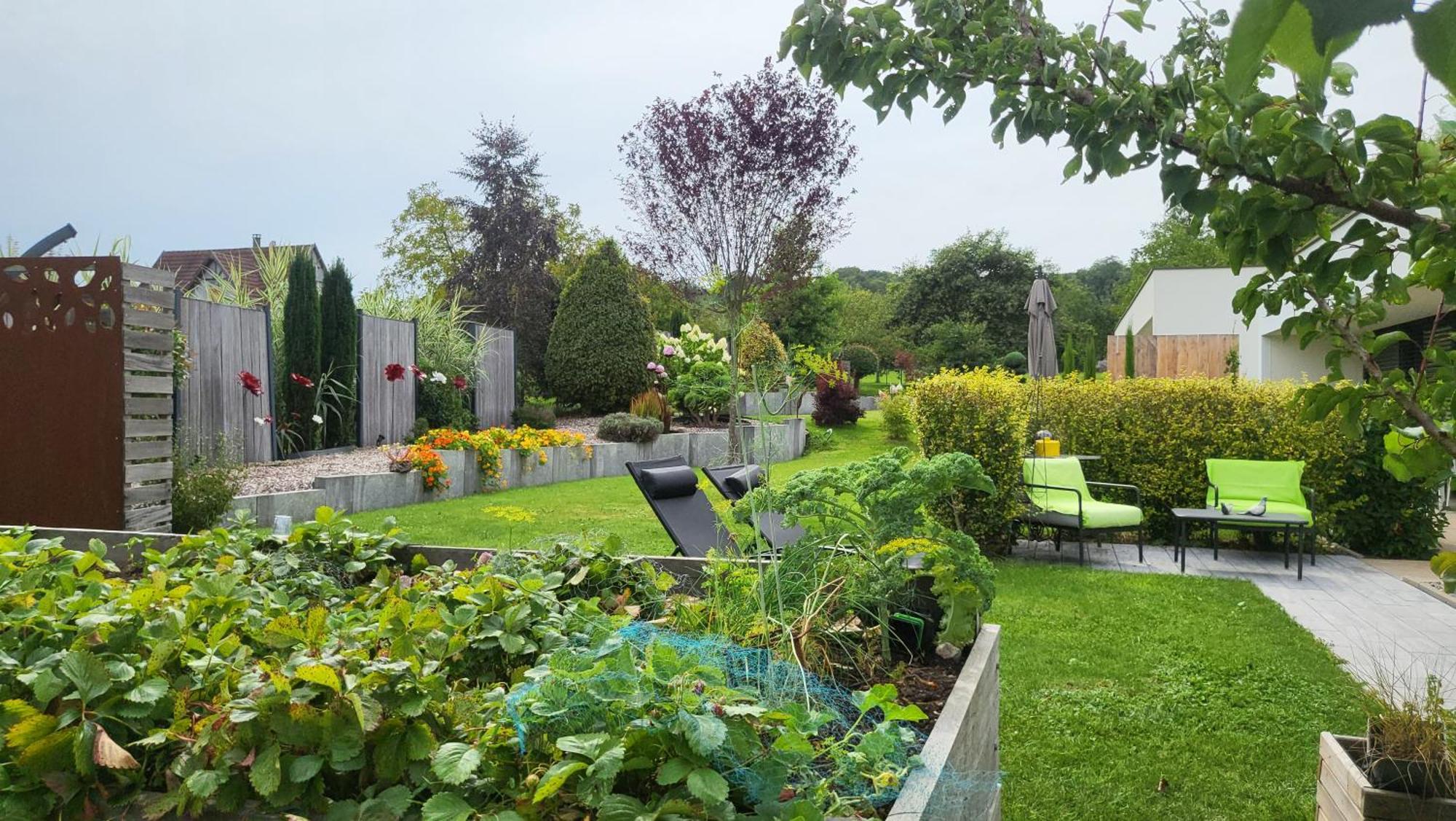 Le Jardin Des Pies Bed & Breakfast Manspach Eksteriør bilde